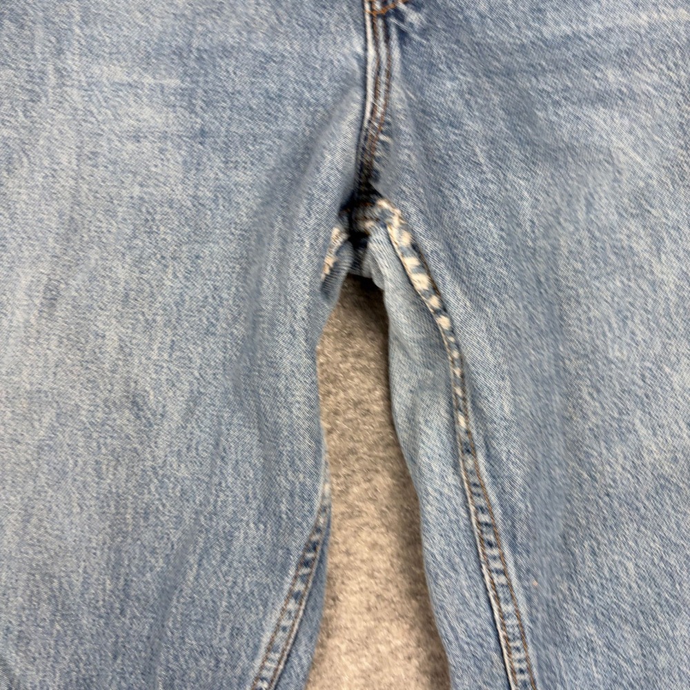 Vintage 80s Levis 551 Jeans Womens 14 MED Light Wash Relaxed Tapered Made in USA - Picture 6 of 15